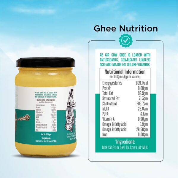 Organic A2 Gir Cow Ghee 250ML - Gawdee - Image 7