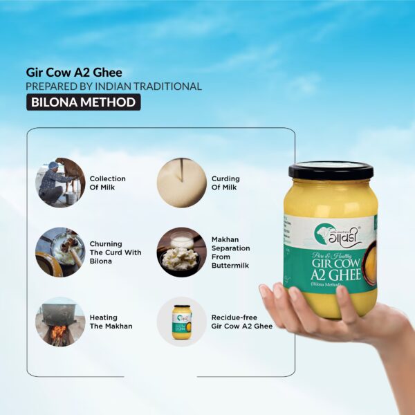 A2 Gir Cow Ghee 500GM - Gawdee - Image 5